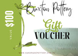 Buxton Pottery Gift Card - Buxton Pottery