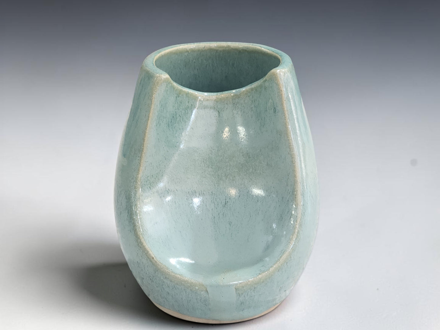 Unique handmade ceramic vase by Buxton Pottery Australia.