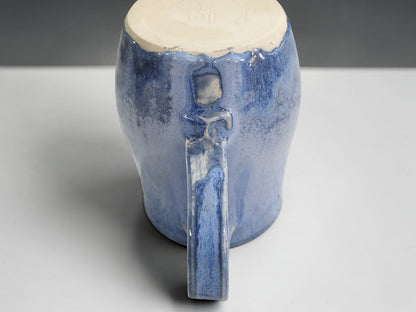 Handmade Blue Mottled Pottery Mug – Ceramic Coffee Mug–400ml  SECOND - Buxton Pottery