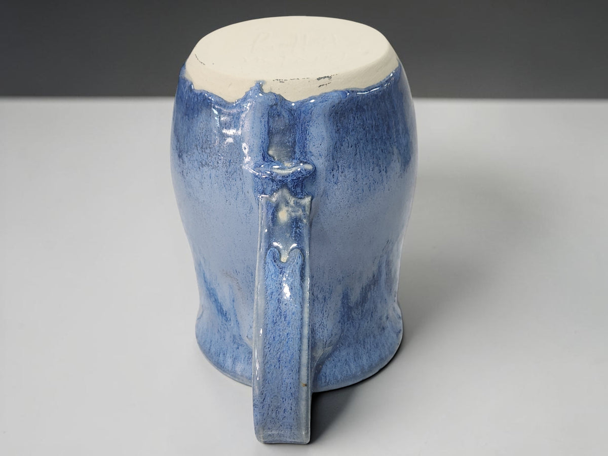 Handmade Blue Mottled Pottery Mug – Ceramic Coffee Mug–400ml  SECOND - Buxton Pottery