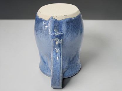 Handmade Blue Mottled Pottery Mug – Ceramic Coffee Mug–400ml  SECOND - Buxton Pottery