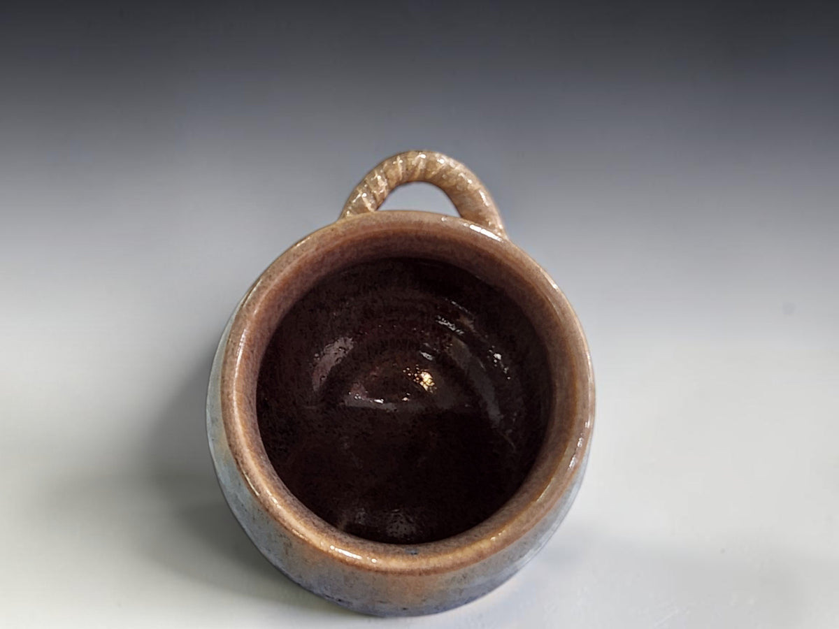Small handmade salt pig with one-cup salt capacity