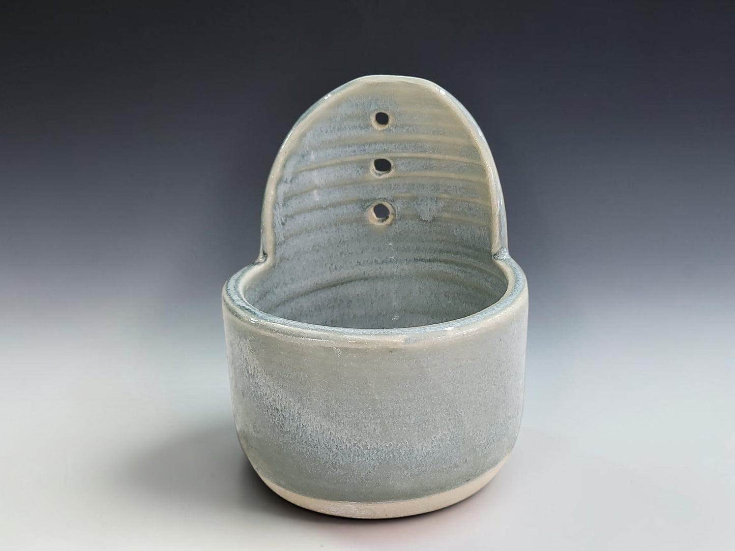 Handmade pottery herb stripper with holes for rosemary, thyme, parsley and fresh herbs, made in Melbourne Australia