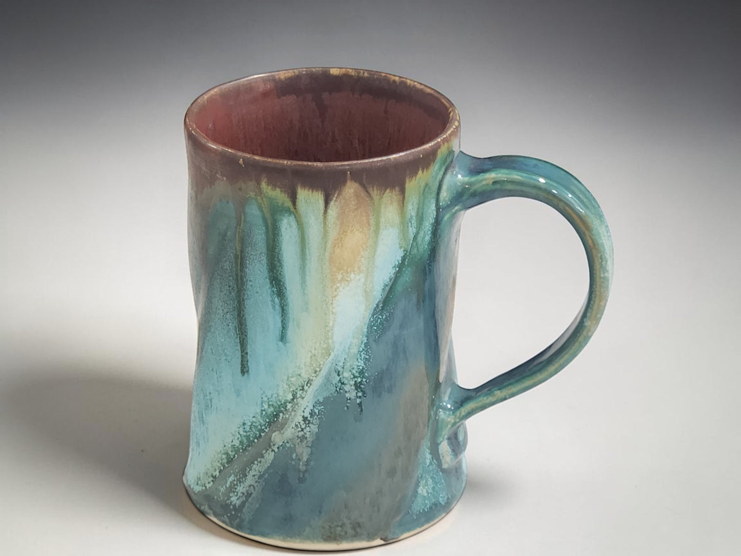 Bush Creek Earth ceramic coffee mug inspired by Australian creek beds and native bushland
