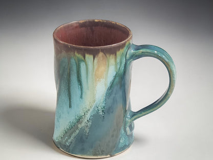 Bush Creek Earth ceramic coffee mug inspired by Australian creek beds and native bushland