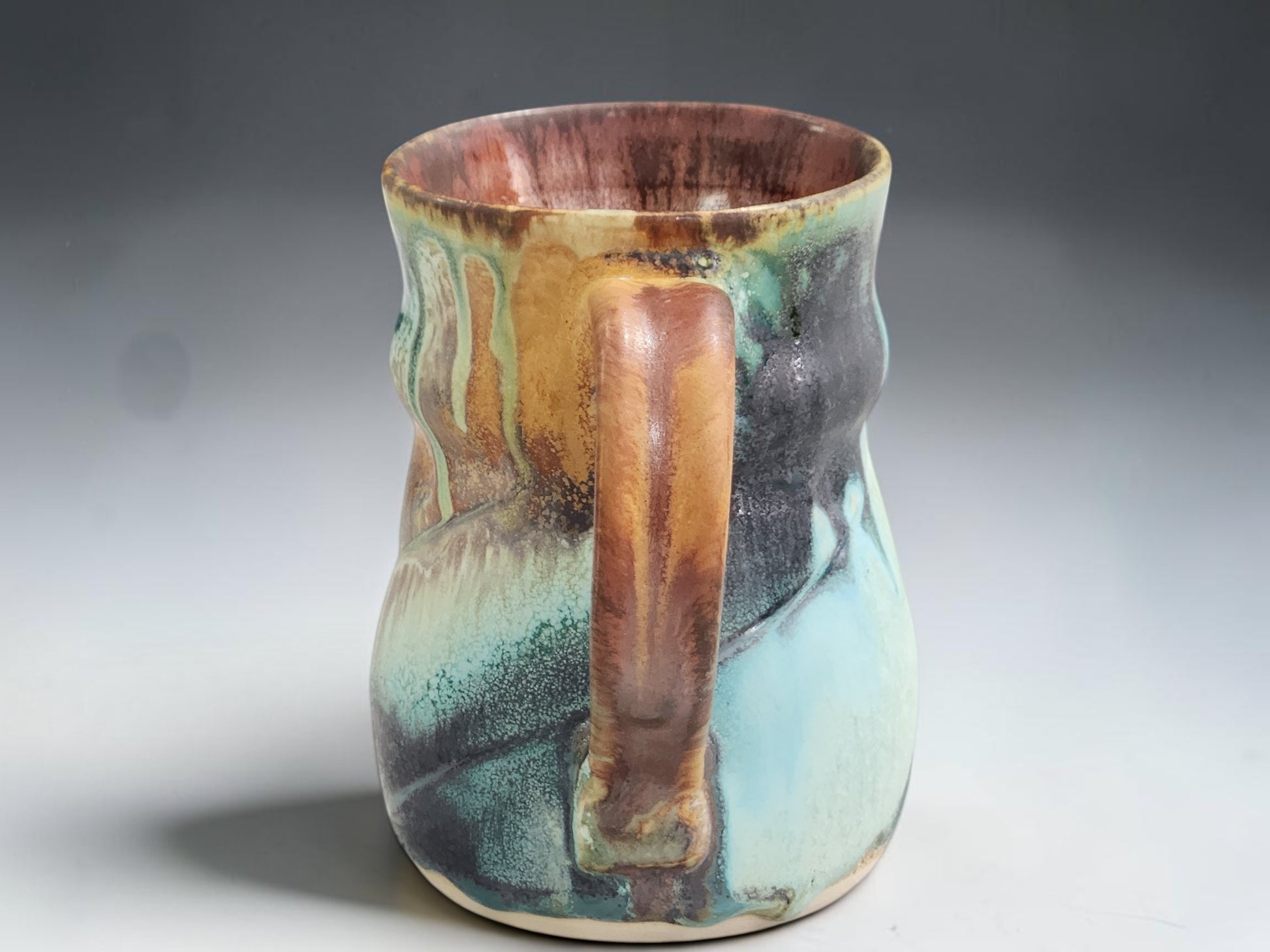 Handmade coffee mug Australia ceramic mug 400ml Bush Creek collection