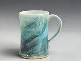 Handmade Australian ceramic coffee mug from the Bush Creek Mist Collection