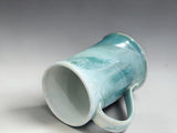 Artisan pottery coffee mug handmade in Melbourne Australia from the Bush Creek Mist Collection