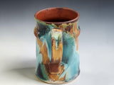 Buxton Pottery handmade 400ml mug from the Bush Creek Collection, one-of-a-kind stoneware coffee cup