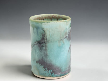 Handmade stoneware tumbler 250ml for coffee, tea, water, juice or whisky