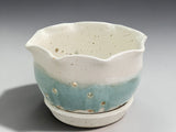 ceramic colander bowl handmade for washing berries and fruit