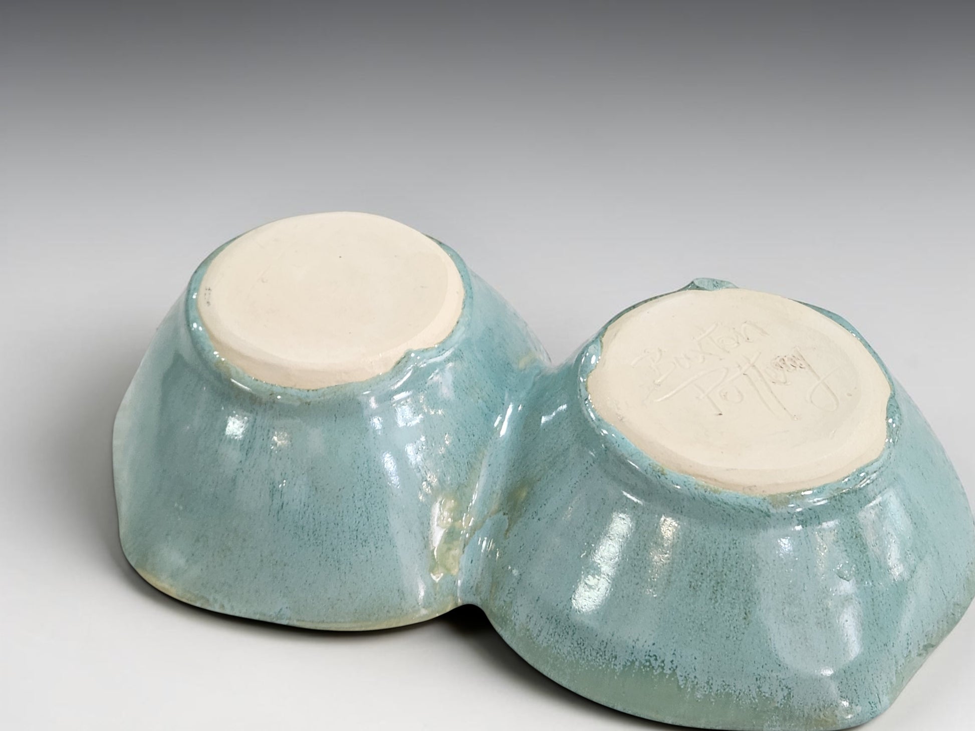 Handmade divided ceramic bowl made in Melbourne Australia