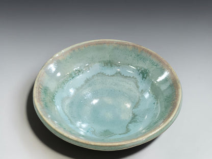 Green glazed pottery bowl small serving dish handmade Melbourne