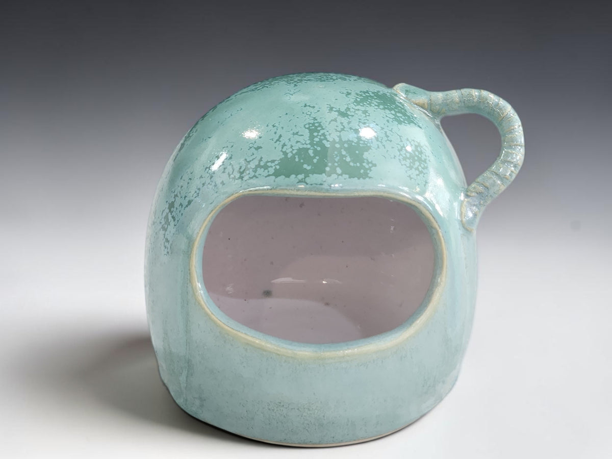 Unique Australian ceramic salt pig for kitchen bench or housewarming gift