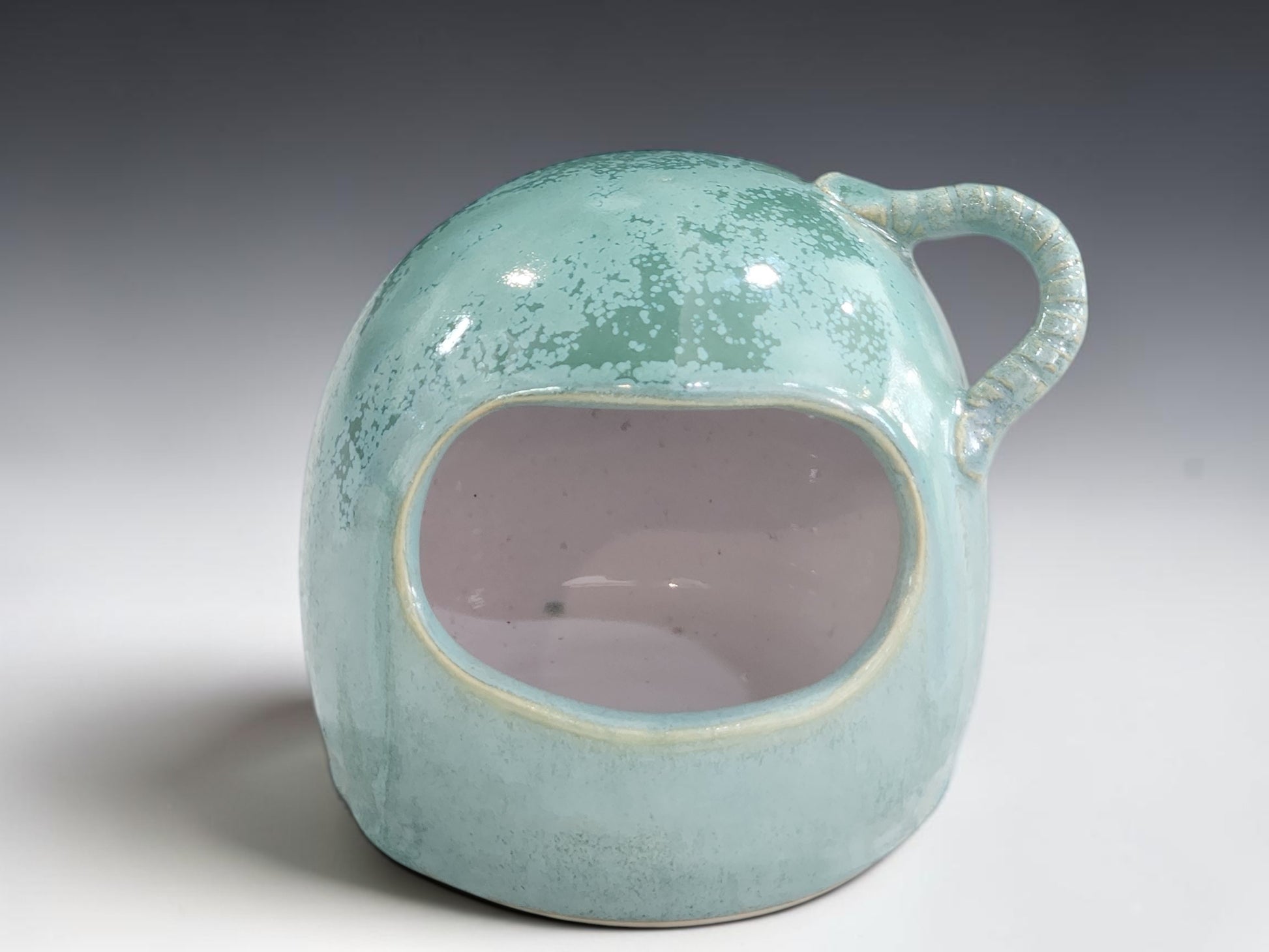 Unique Australian ceramic salt pig for kitchen bench or housewarming gift