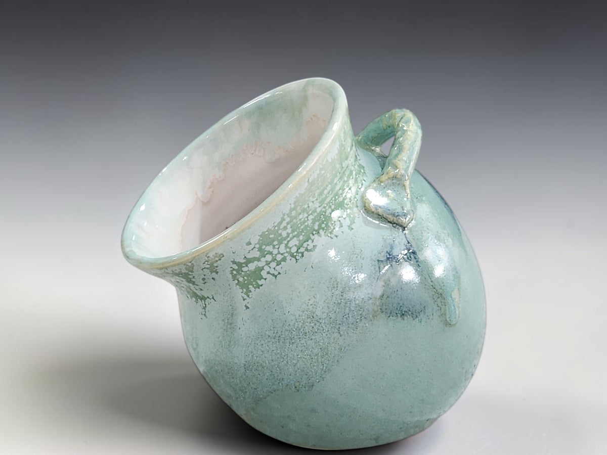 Unique Australian pottery salt keeper for the kitchen