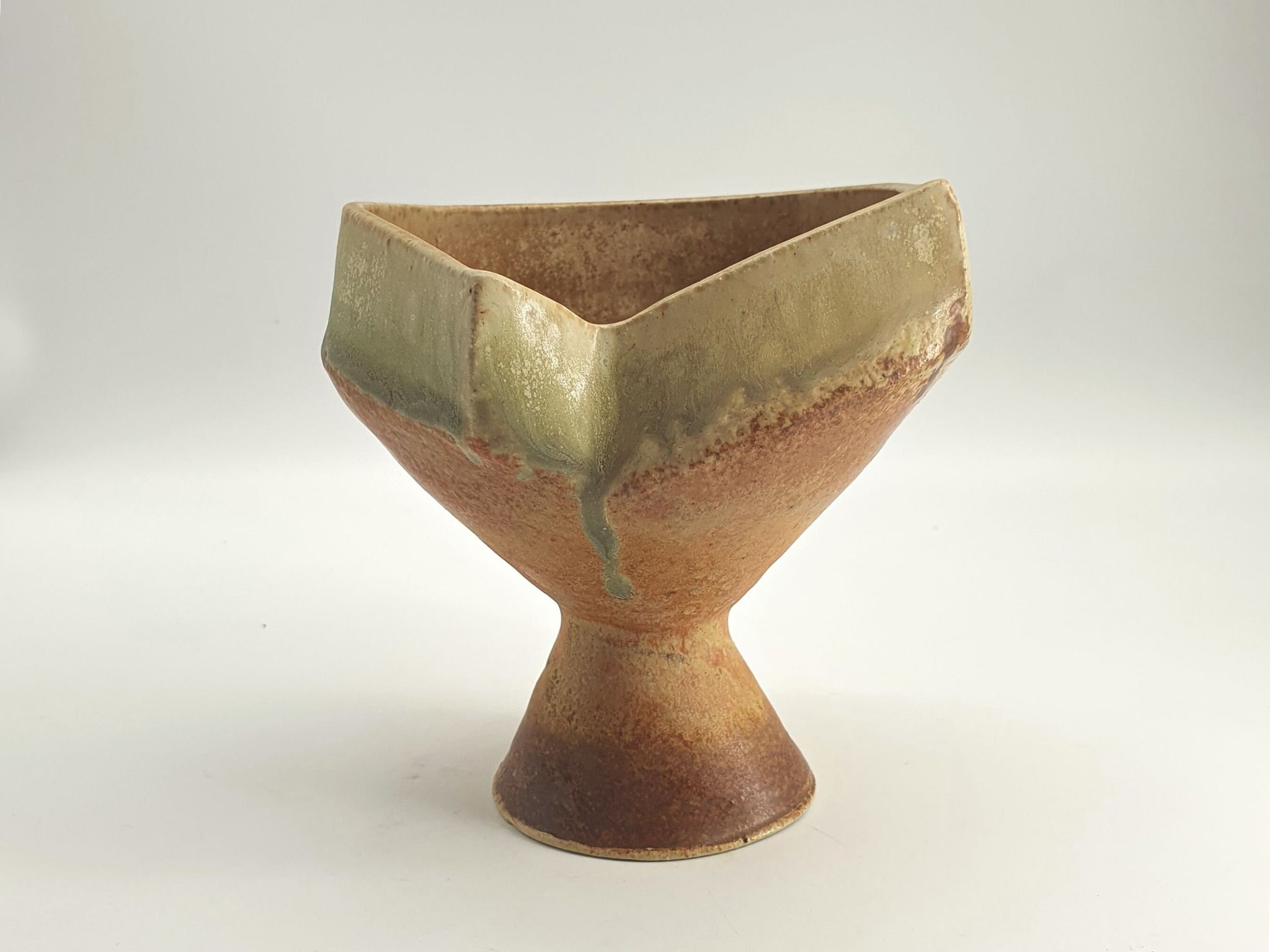 Handmade pottery Bowl altered - Desert bowl -