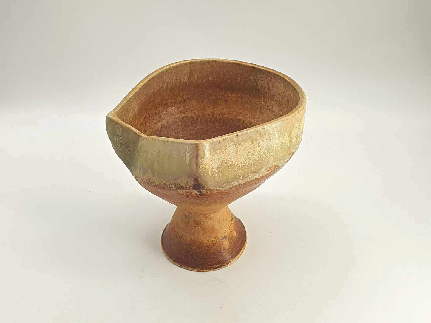 Handmade cermic altered - Desert bowl -Ideal for modern rustic homes, collectors, and gift-giving