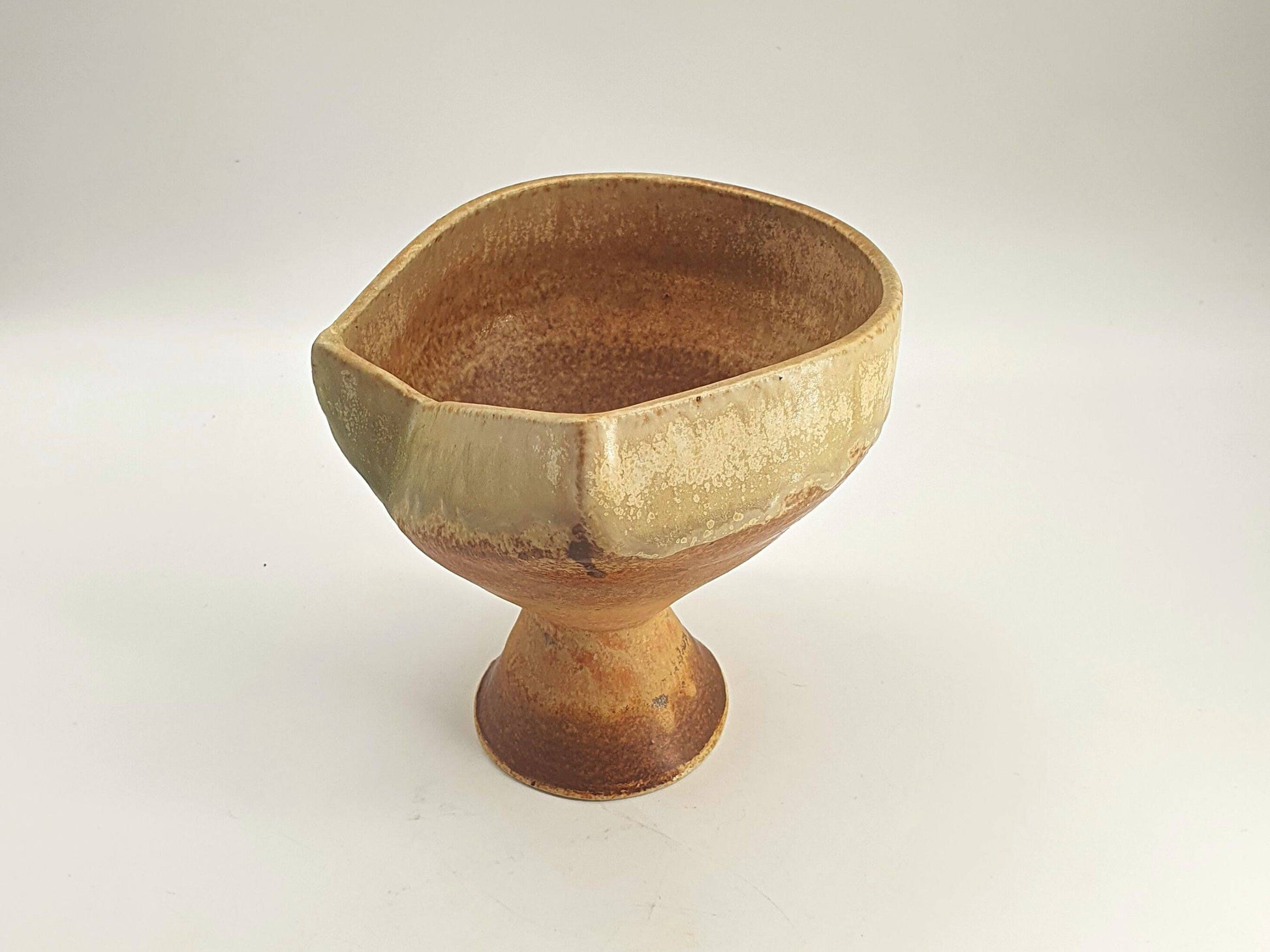 Handmade cermic altered - Desert bowl -Ideal for modern rustic homes, collectors, and gift-giving