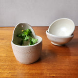 Small ceramic handmade bowl - Condiment - Salt- Dipper -trinket bowl