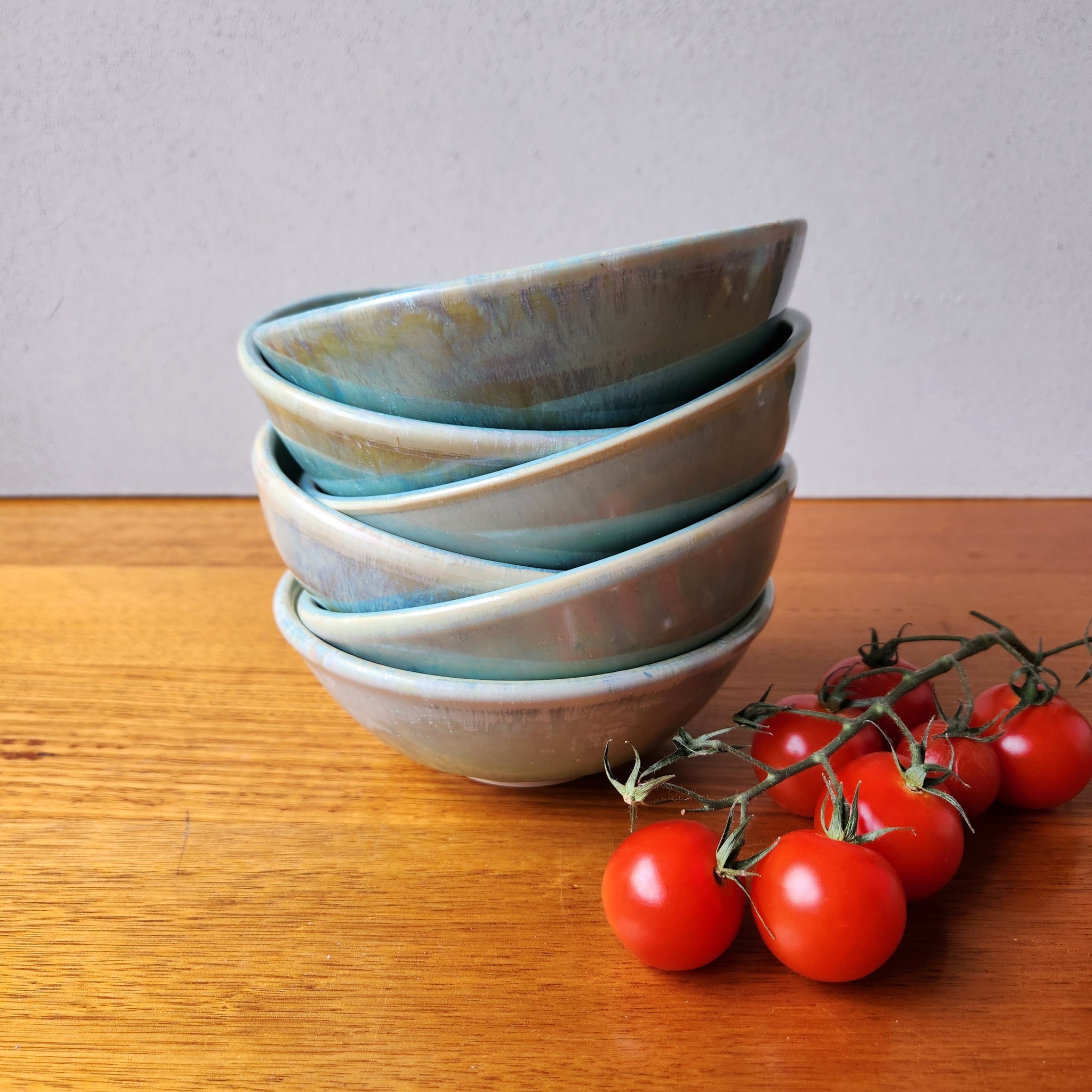 Handmade Pottery Bowl - Ceramic cereal bowl - dessert bowl- Salad dish - Unique dinnerwear