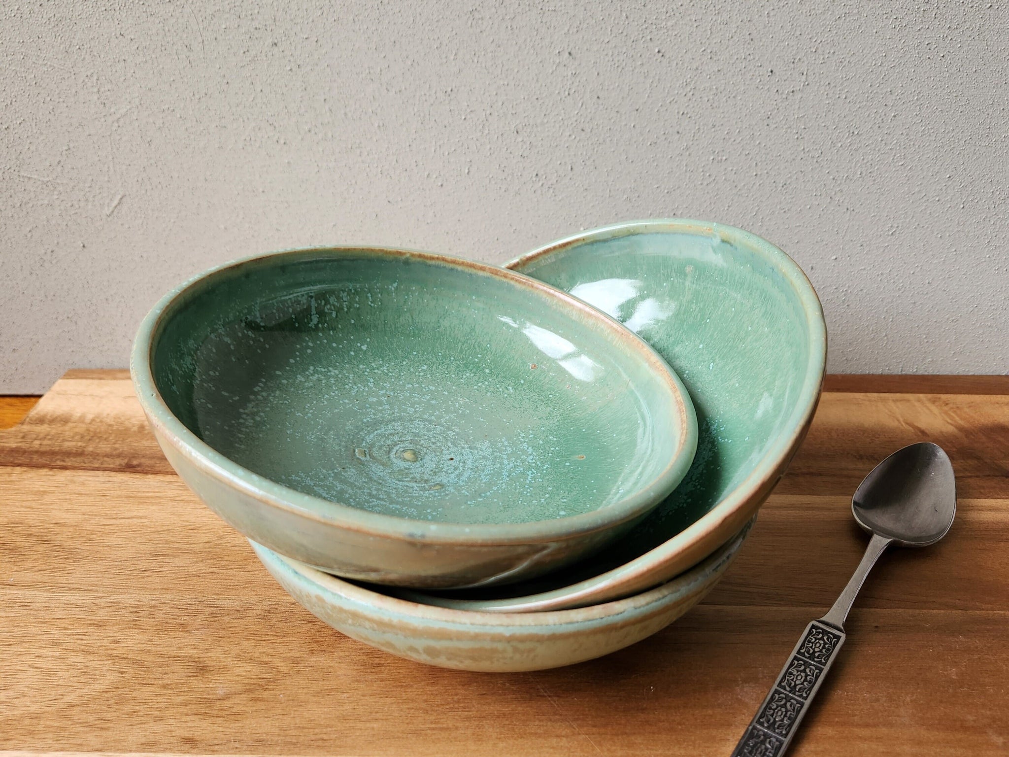 Handmade pottery Bowl - pasta - cereal- Australian made ceramics