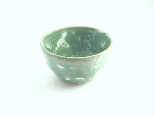 Pottery Bowl small - Stoneware desert bowl-Soft turquoise noodle bowl - handmade in Australia