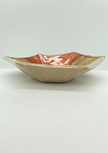 Handmade pottery bowls, ceramic hexagonal bowls -3 piece pottery bowl set - buy all or just one as a gift.