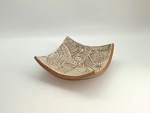 Handmade pottery bowl - Ceramic serving or centrepiece -Red Centre display - small and medium bowls