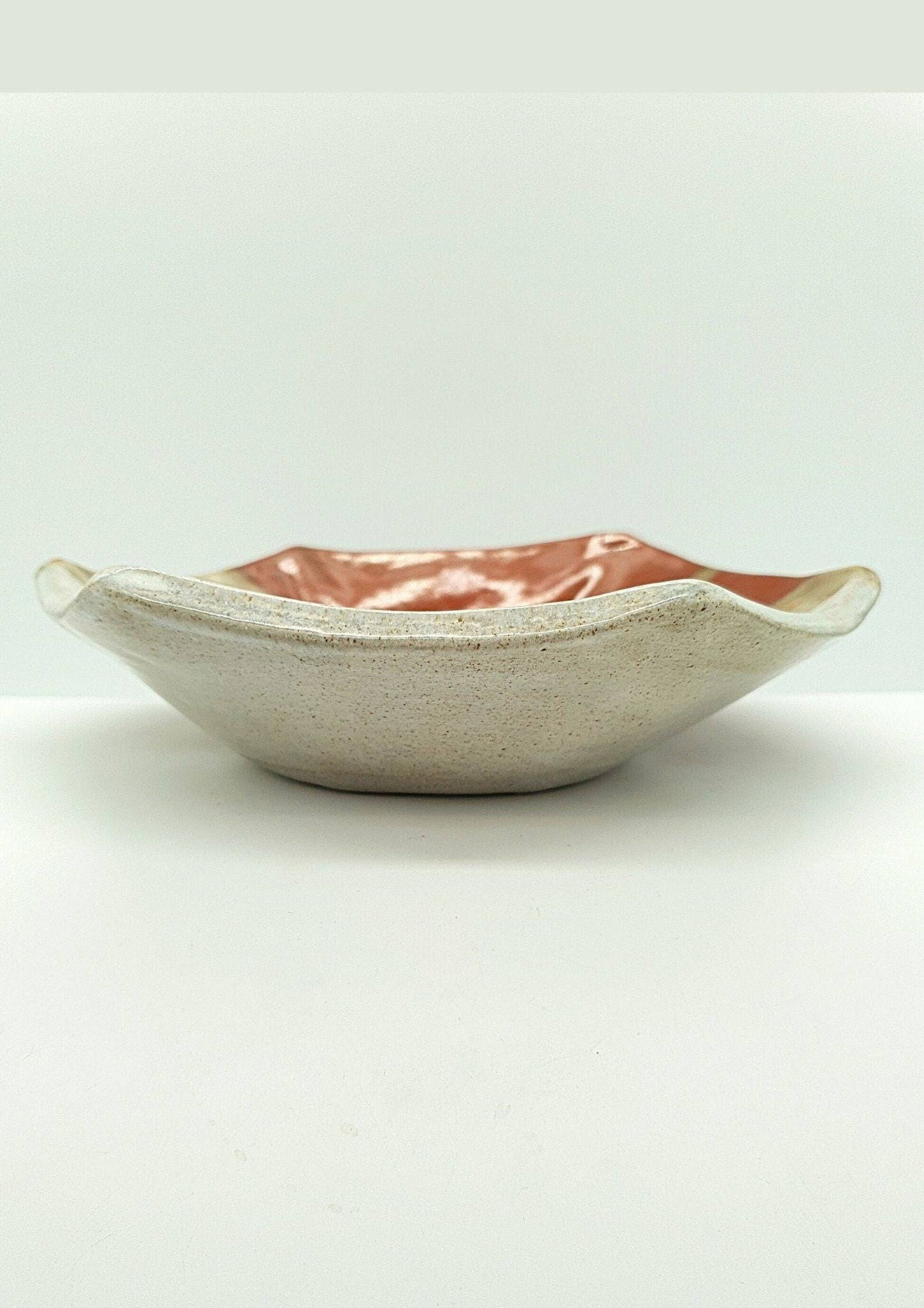 Rustic handmade hexagonal bowl – functional and decorative