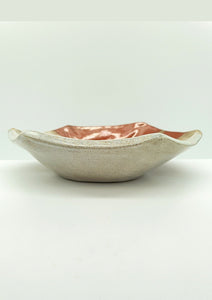 Rustic handmade hexagonal bowl – functional and decorative