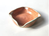 Ceramic trinket bowl - Trinket dish - Pink squared