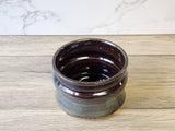 Hand-made pottery sugar bowl - UniquecCeramic container - small condiment Bowl - pottery Jar- Storage pot - One only