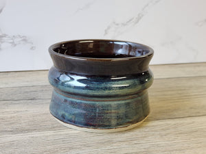 Hand-made pottery sugar bowl - UniquecCeramic container - small condiment Bowl - pottery Jar- Storage pot - One only