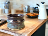 Hand-made pottery sugar bowl - UniquecCeramic container - small condiment Bowl - pottery Jar- Storage pot - One only