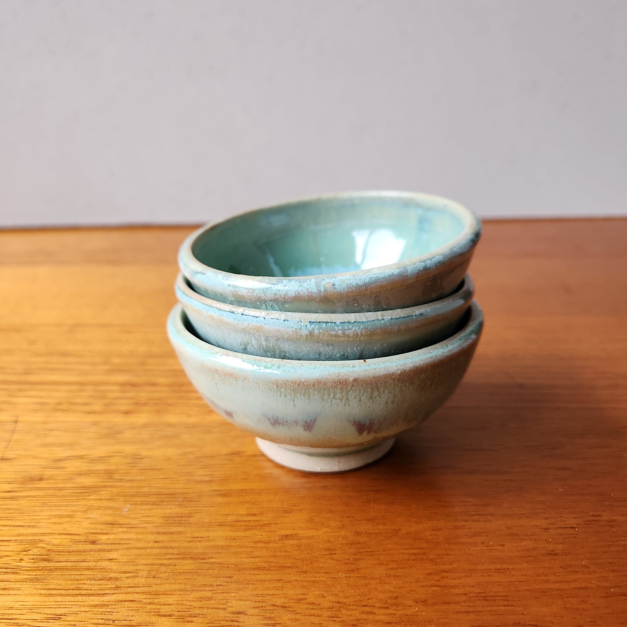 Small pottery handmade bowl - Condiment - Salt- Dipper -trinket bowl