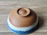 Handmade pottery serving bowl- Blue ceramic bowl - Large salad bowl - Fruit bowl - Unique display bowl - Large ramen bowl