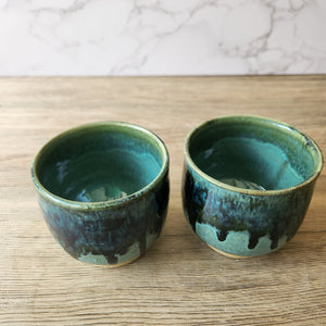 Unique handmade pottery mugs – Japanese tea cup made in Australia