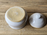 Hand made pottery sugar bowl - Ceramic lidded container - small condiment container - lidded bowl - Storage pot - Tea Jar