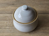 Hand made pottery sugar bowl - Ceramic lidded container - small condiment container - lidded bowl - Storage pot - Tea Jar