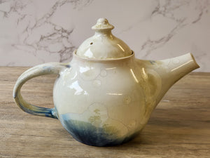 handmade ceramic teapot - unique pottery teapot - housewarming gift - tea lovers gift - handmade crystalline teapot - unique gift