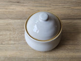 Hand made pottery sugar bowl - Ceramic lidded container - small condiment container - lidded bowl - Storage pot - Tea Jar