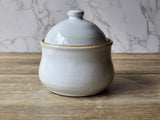 Hand made pottery sugar bowl - Ceramic lidded container - small condiment container - lidded bowl - Storage pot - Tea Jar