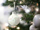 Handmade ceramic Christmas tree Ornament- Christmas decoration - unique Xmas tree Bauble.