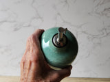 Hand made Pottery Oil Bottle - Ceramic Olive oil pourer - Oil dispenser made in Australia - Vinegar bottle - dressing bottle