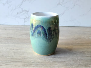 Handmade pottery vase - Ceramic tumbler - Handmade vase made in Australia - Flower display - pen,pencil or paintbrush holder