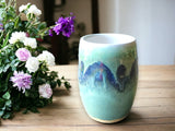 Handmade pottery vase - Ceramic tumbler - Handmade vase made in Australia - Flower display - pen,pencil or paintbrush holder