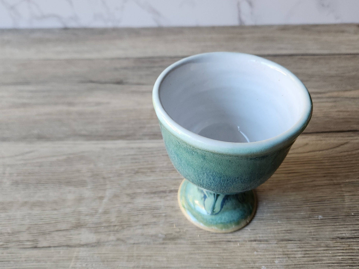 Small Handmade ceramic wine goblet - a perfect gift for a wine or spirit lover - Bar accessories - A unique gift for her