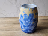 Handmade Ceramic Vase - Pottery vase - Blue Crystalline glaze -