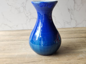 Handmade ceramic vase - Large pottery vase with Blue Crystalline glaze - flower display - Austalian Pottery - unique gift